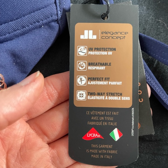 Navy Blue XS turquoise couture bikini top - Picture 3 of 6